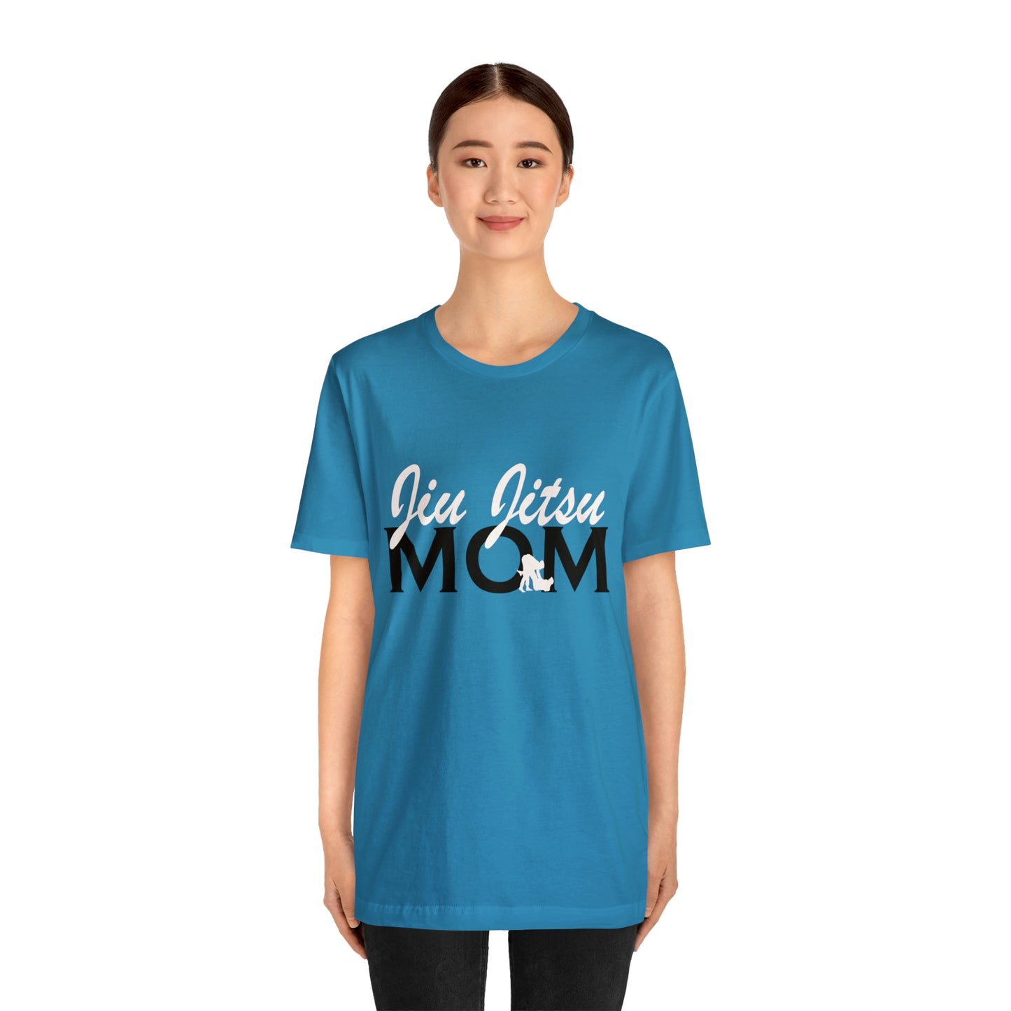 "JJ Mom Mixed Font" Unisex Jersey Short Sleeve Tee