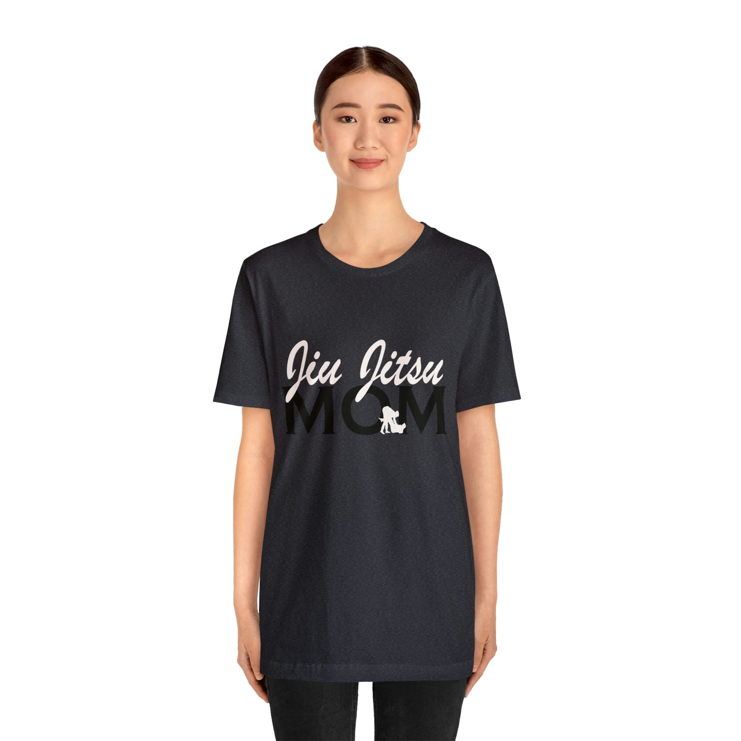 "JJ Mom Mixed Font" Unisex Jersey Short Sleeve Tee