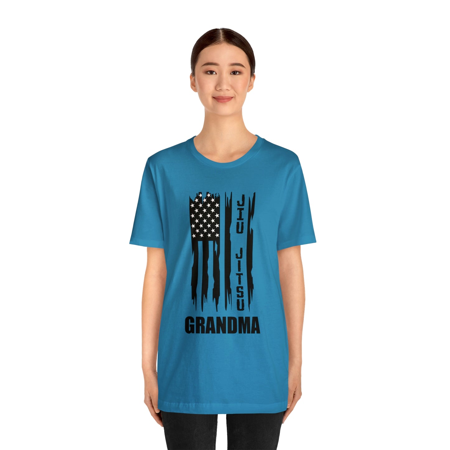 "JJ Grandma Flag" Unisex Jersey Short Sleeve Tee