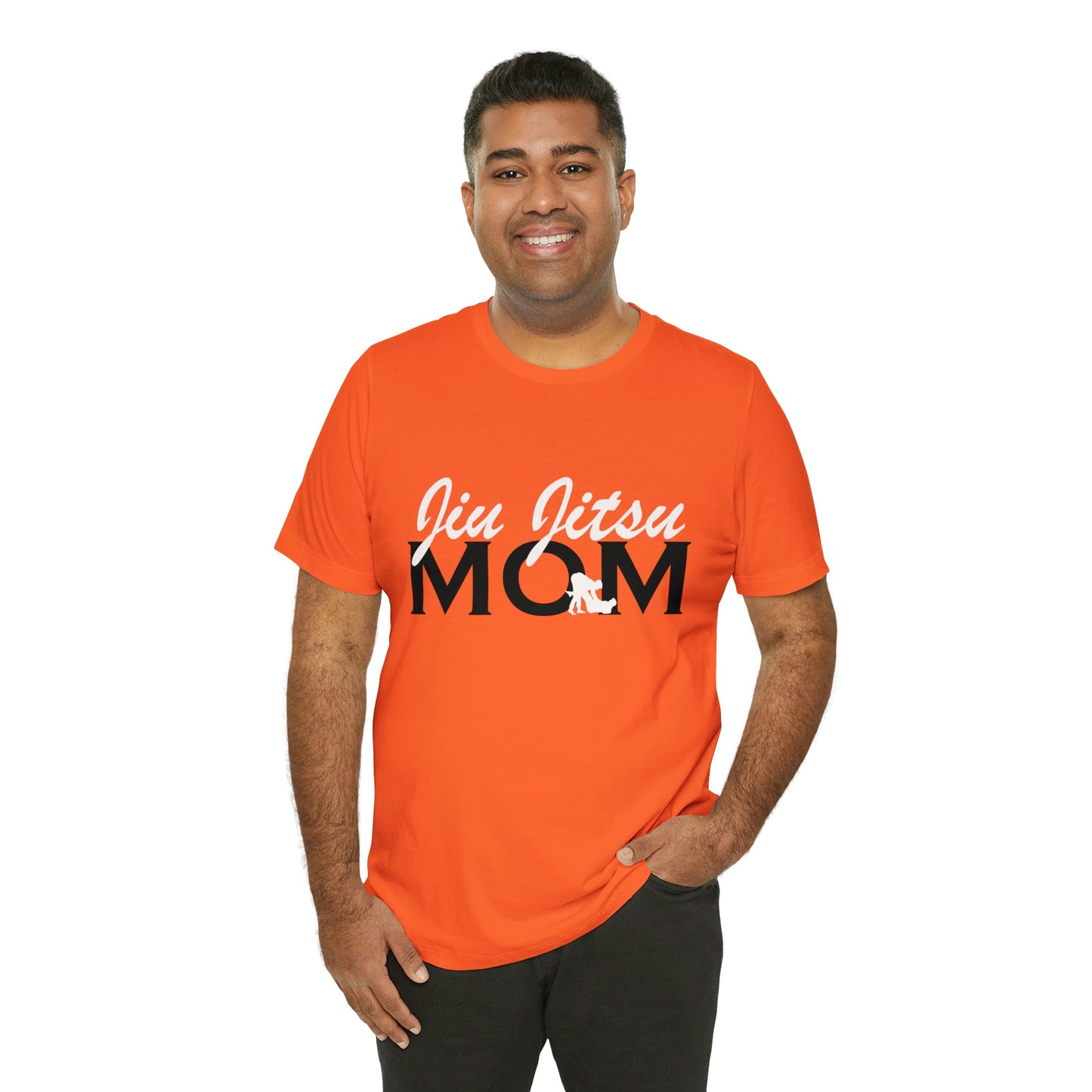 "JJ Mom Mixed Font" Unisex Jersey Short Sleeve Tee