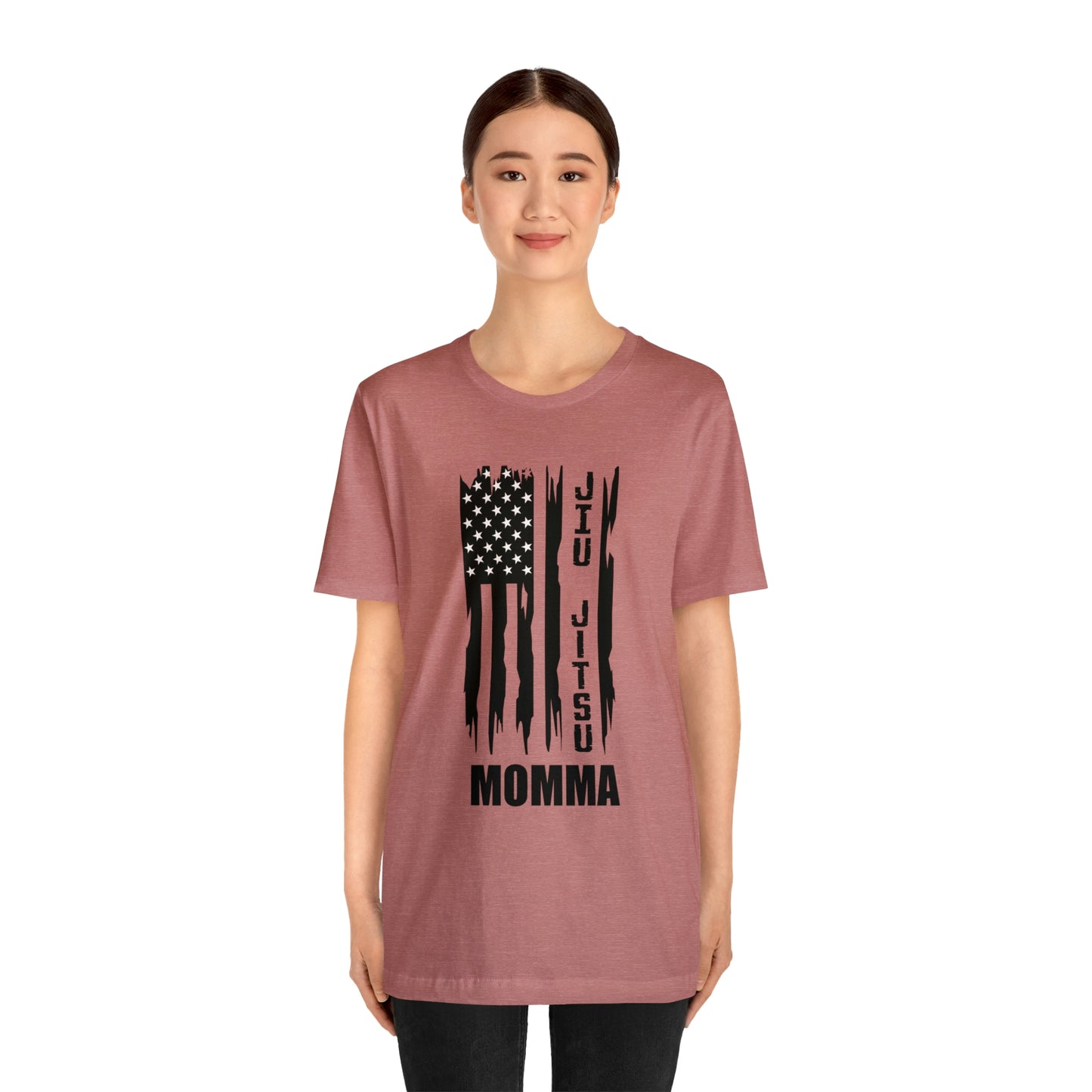 "JJ Momma Flag" Unisex Jersey Short Sleeve Tee