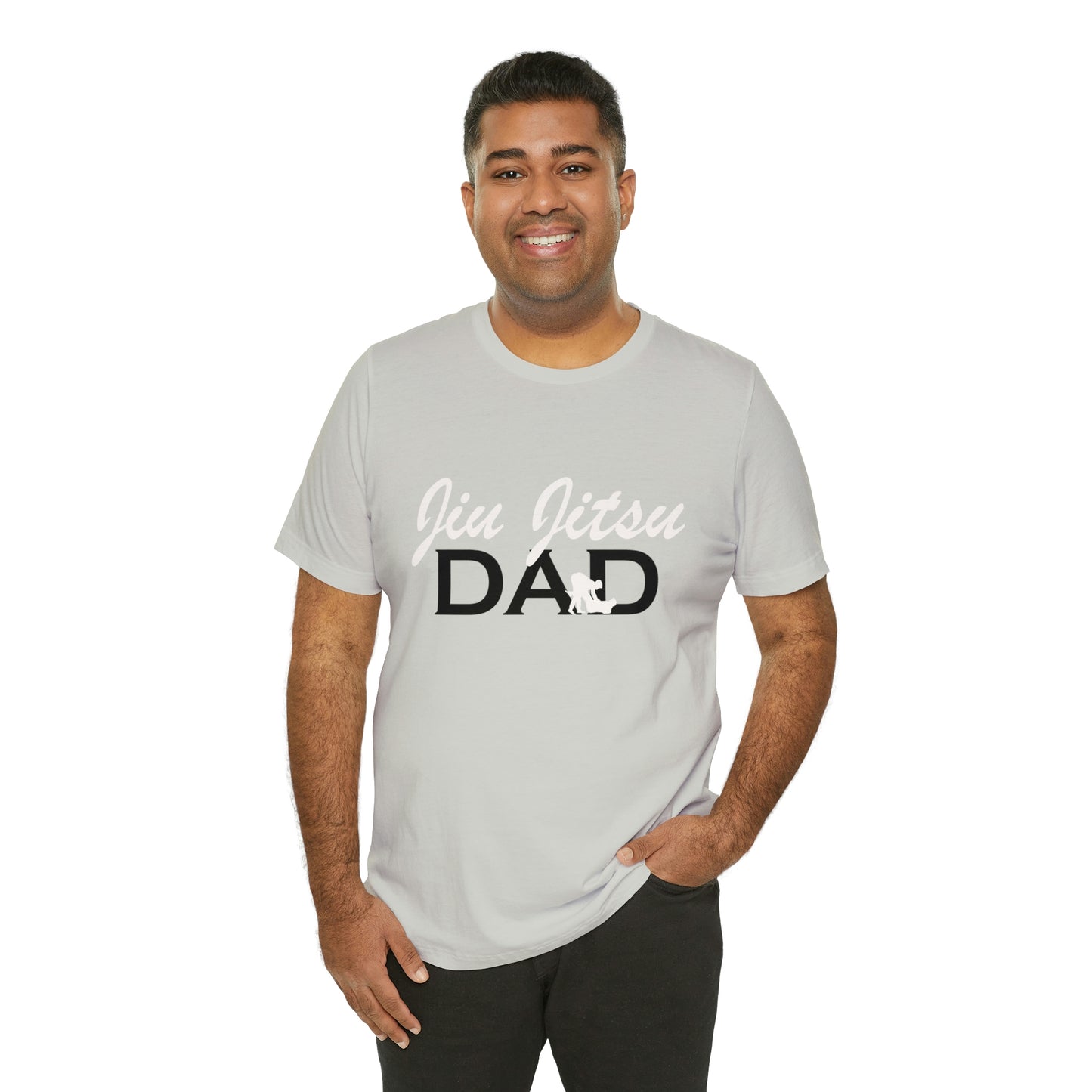 "JJ Dad Mixed Font" Unisex Jersey Short Sleeve Tee