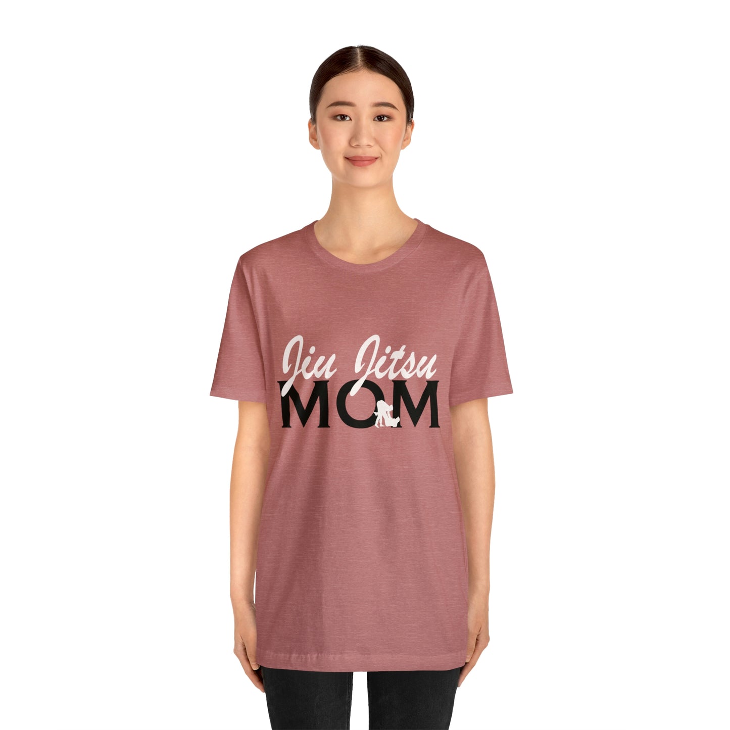 "JJ Mom Mixed Font" Unisex Jersey Short Sleeve Tee