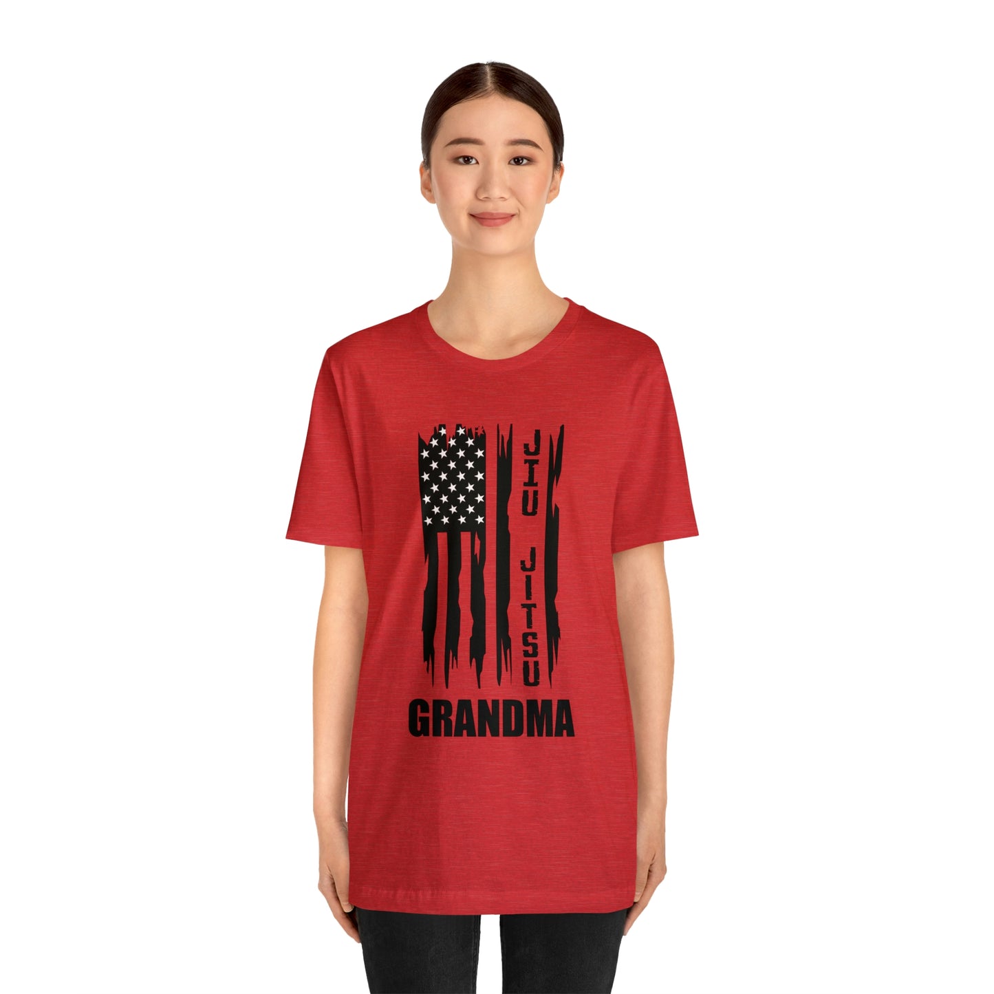 "JJ Grandma Flag" Unisex Jersey Short Sleeve Tee