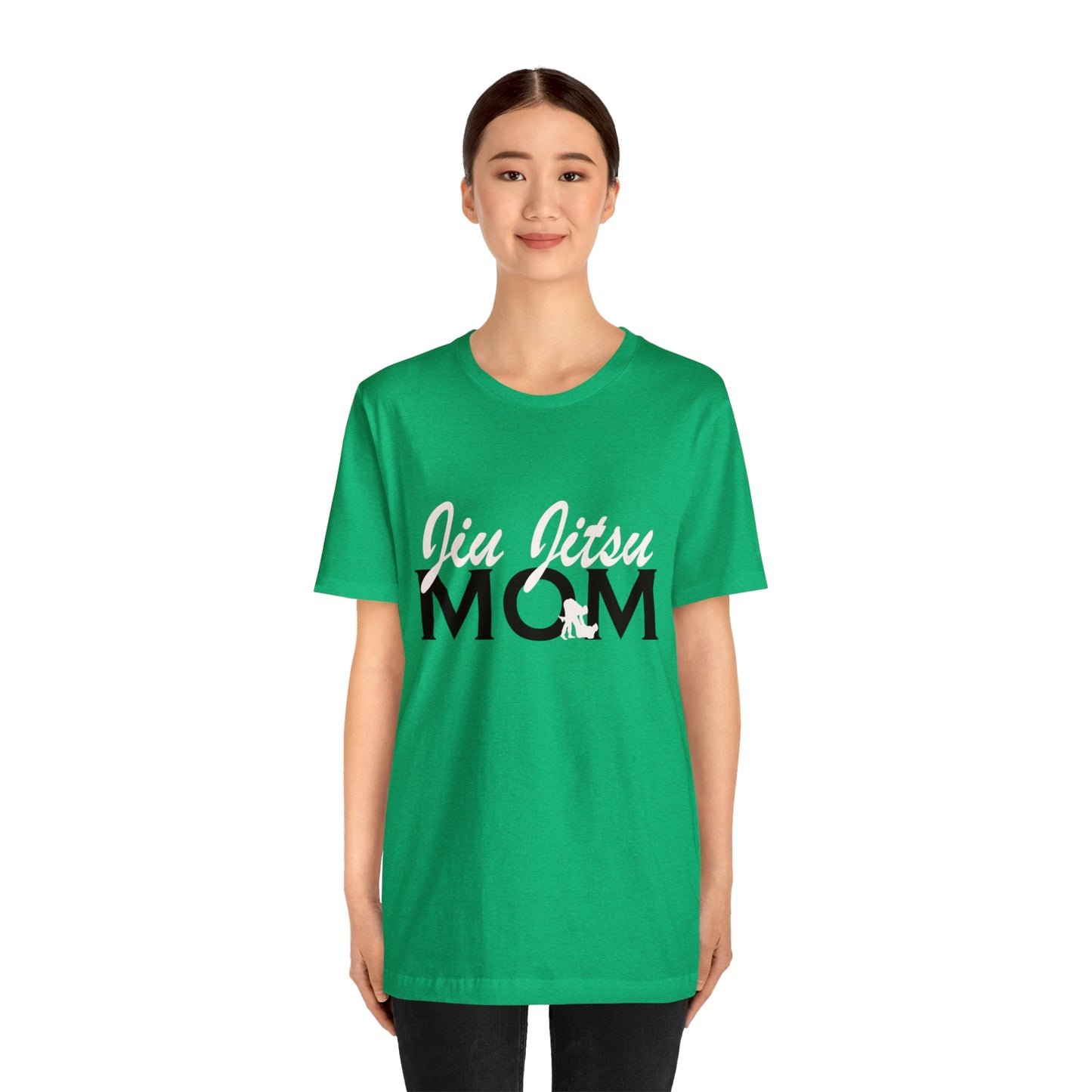 "JJ Mom Mixed Font" Unisex Jersey Short Sleeve Tee