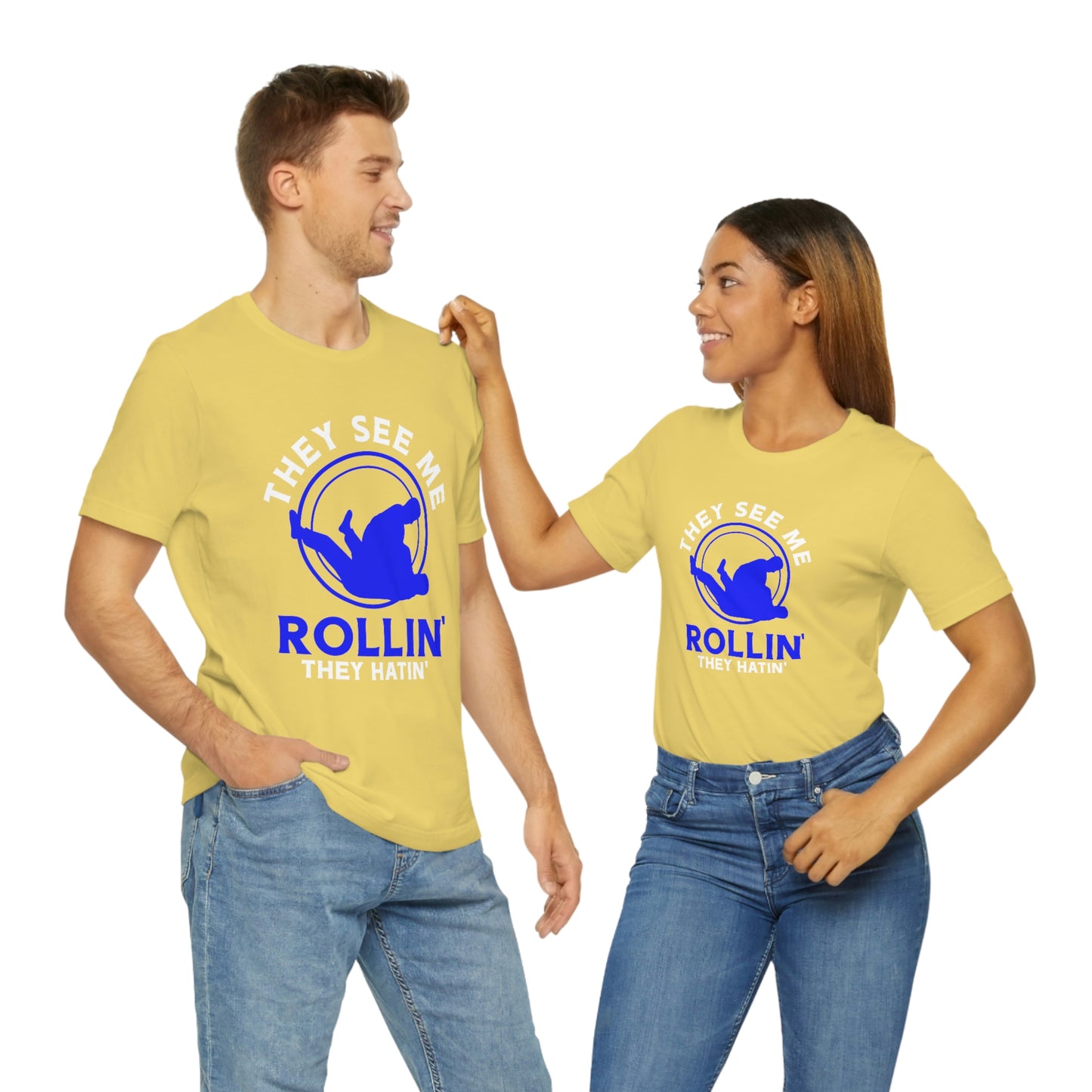 "Rollin'" Unisex Jersey Short Sleeve Tee