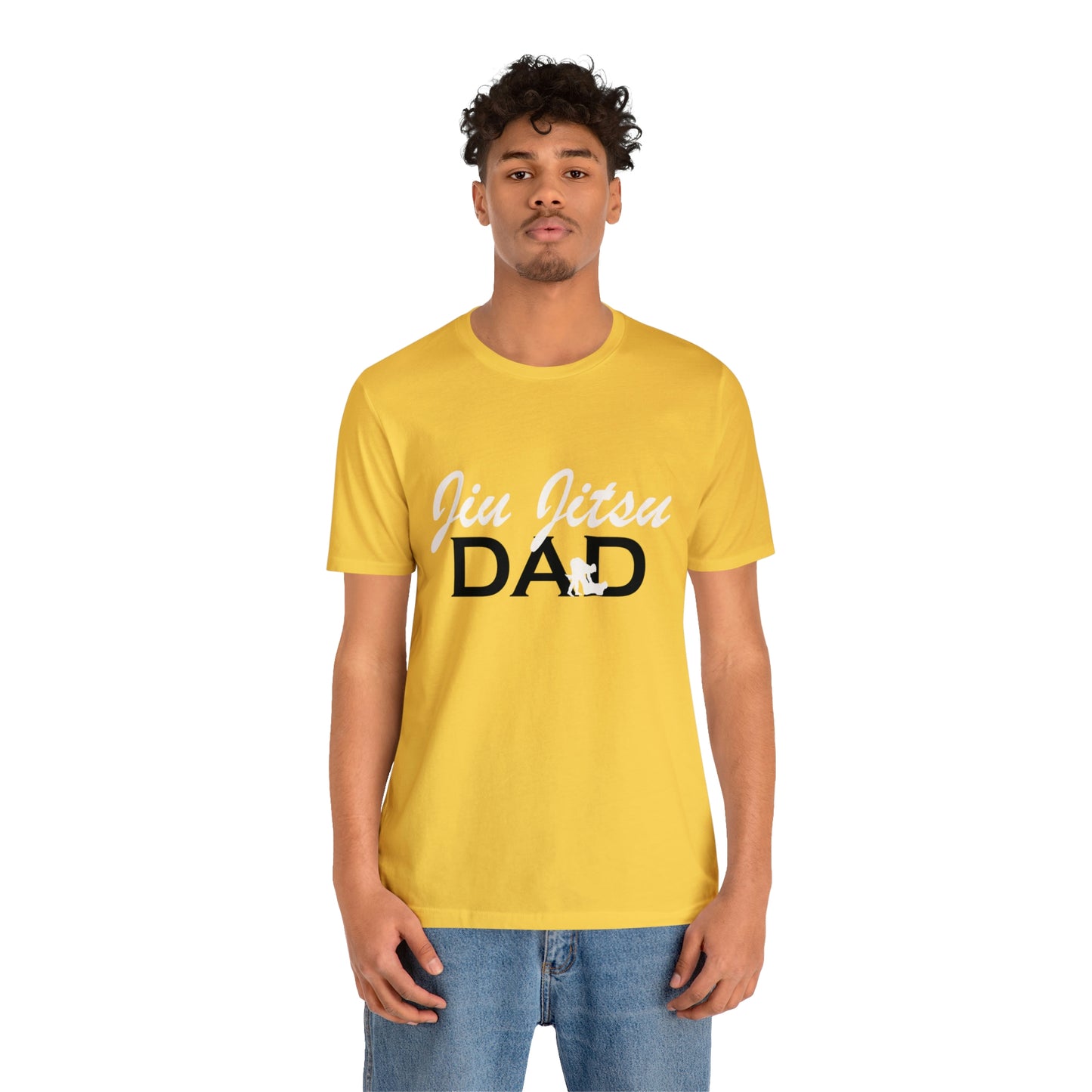 "JJ Dad Mixed Font" Unisex Jersey Short Sleeve Tee