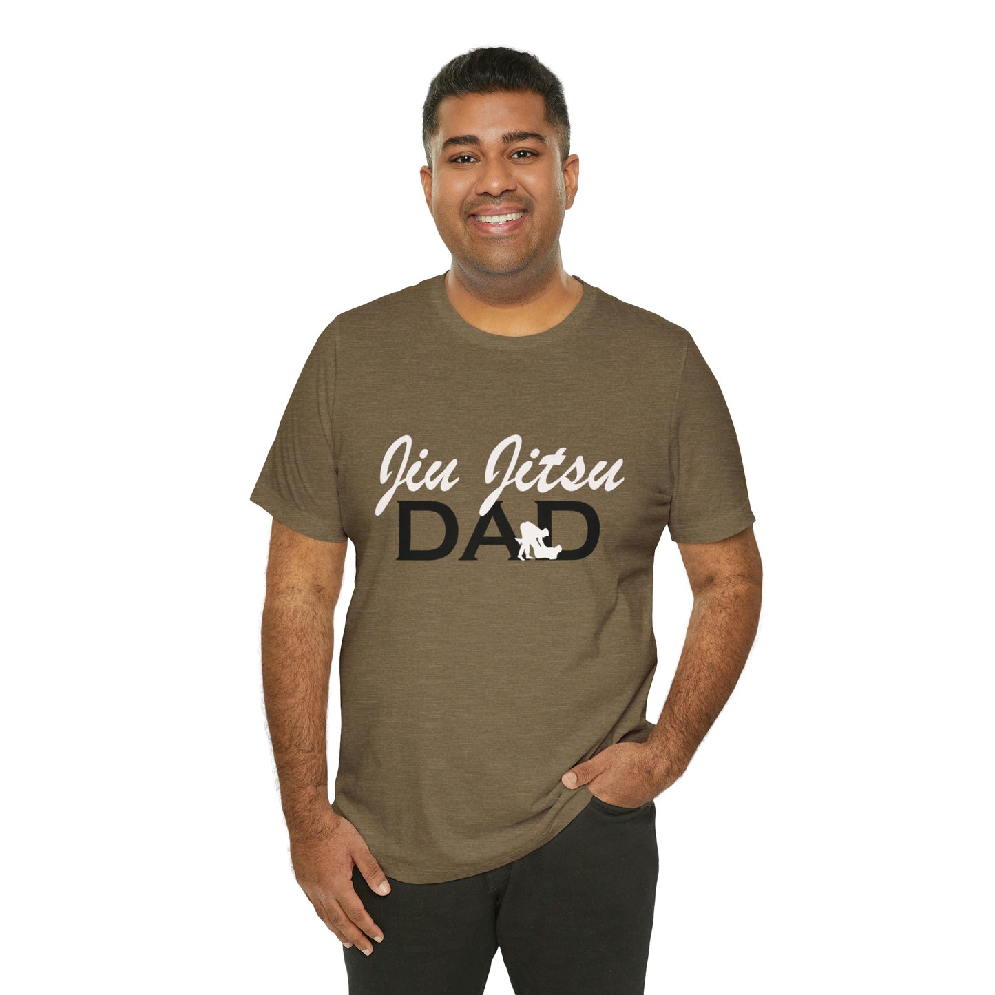 "JJ Dad Mixed Font" Unisex Jersey Short Sleeve Tee