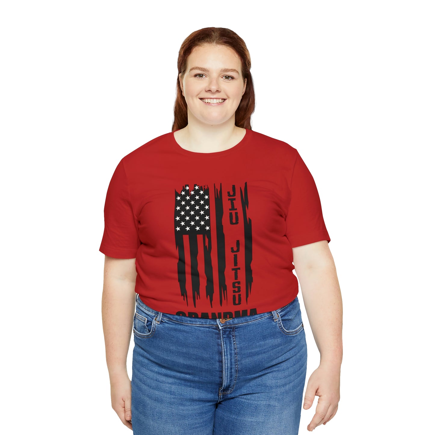 "JJ Grandma Flag" Unisex Jersey Short Sleeve Tee