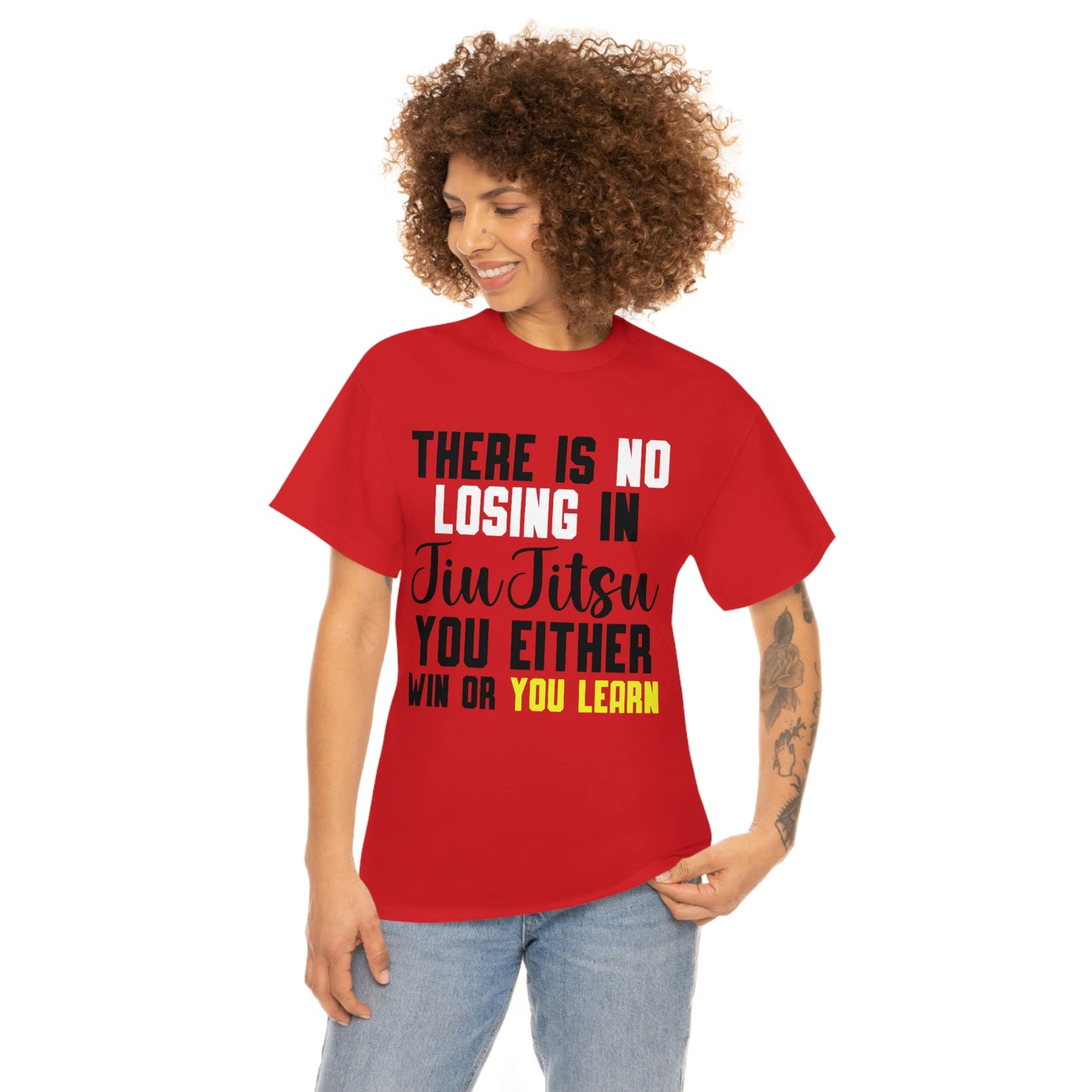 "No Losing" Unisex Heavy Cotton Tee