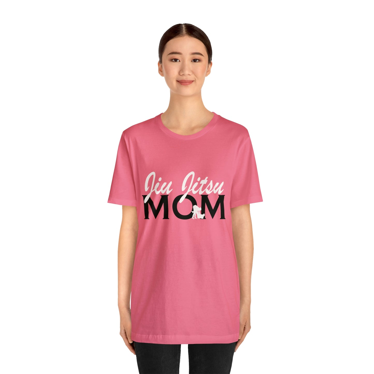 "JJ Mom Mixed Font" Unisex Jersey Short Sleeve Tee