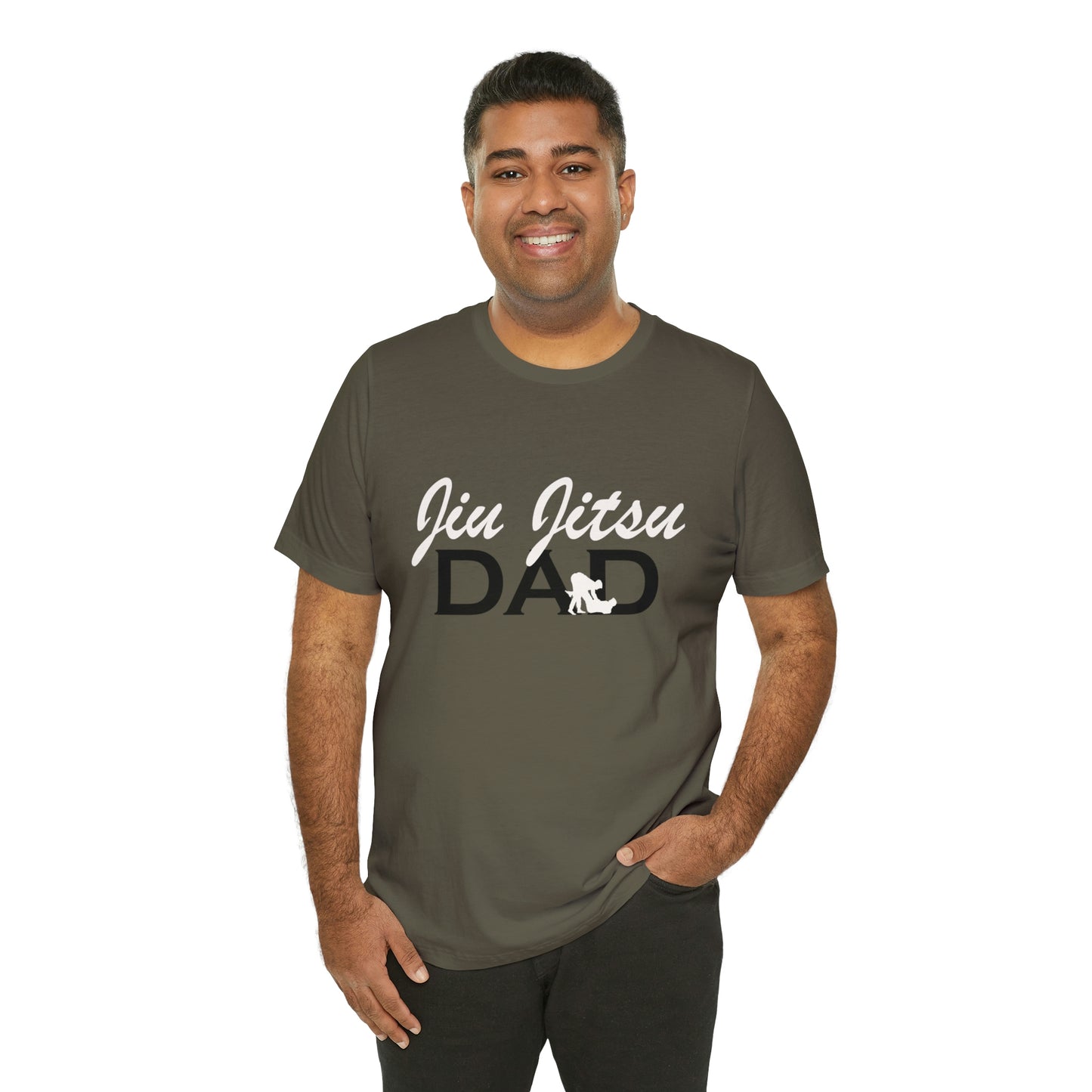 "JJ Dad Mixed Font" Unisex Jersey Short Sleeve Tee