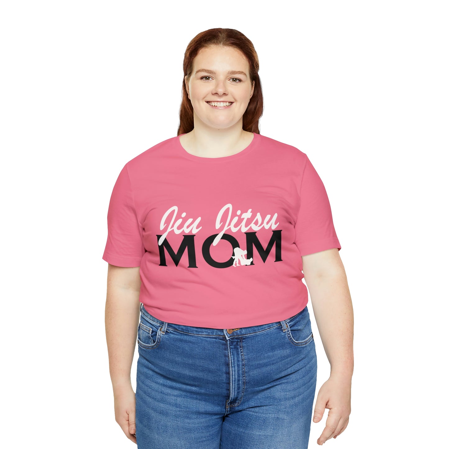 "JJ Mom Mixed Font" Unisex Jersey Short Sleeve Tee