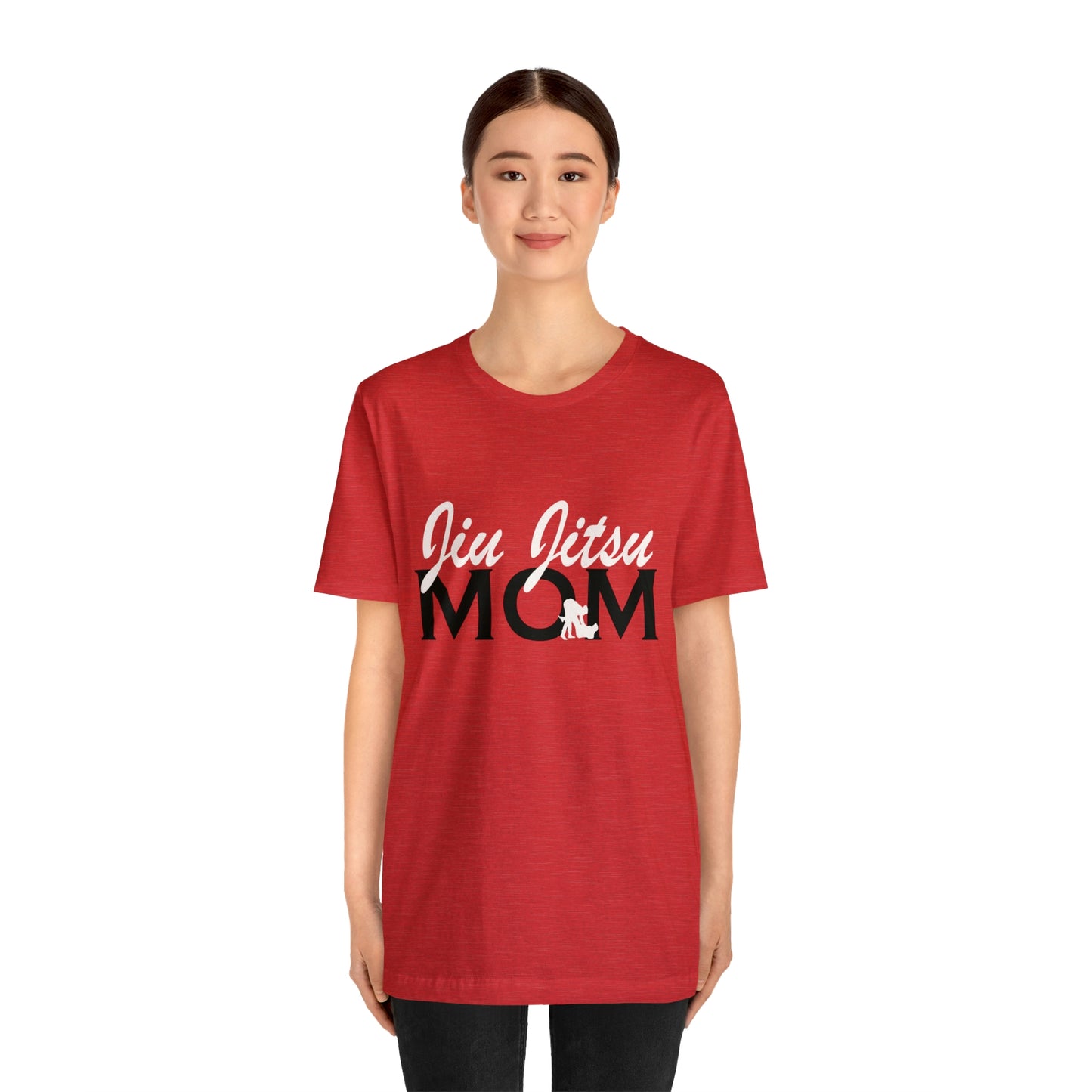 "JJ Mom Mixed Font" Unisex Jersey Short Sleeve Tee