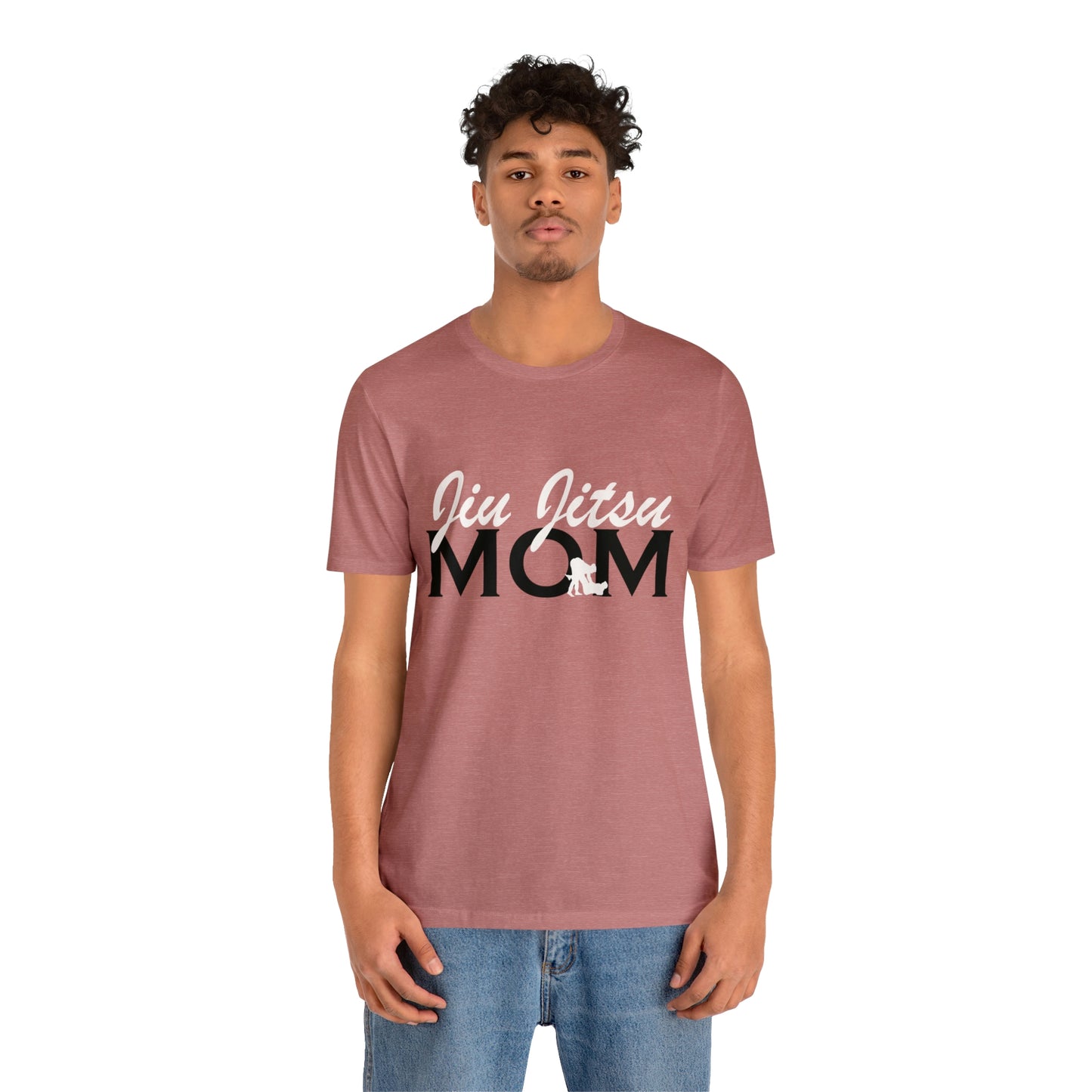 "JJ Mom Mixed Font" Unisex Jersey Short Sleeve Tee