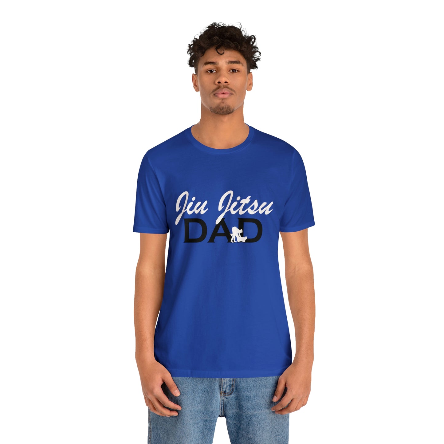 "JJ Dad Mixed Font" Unisex Jersey Short Sleeve Tee