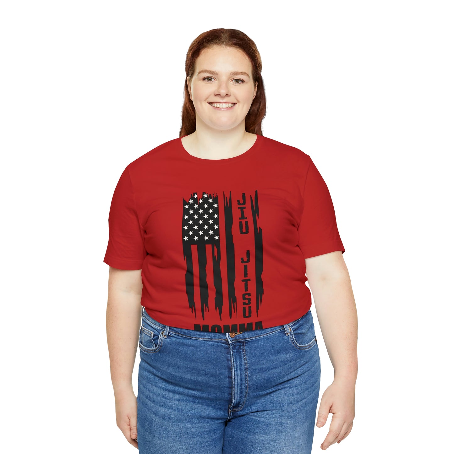 "JJ Momma Flag" Unisex Jersey Short Sleeve Tee