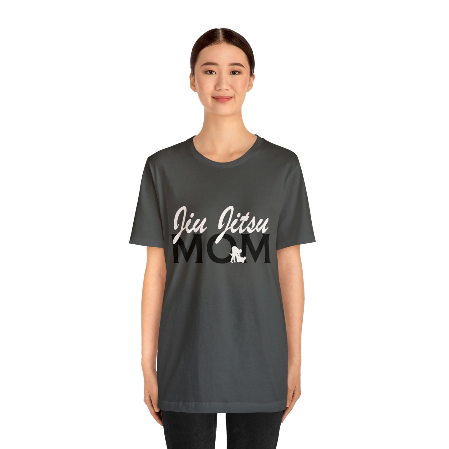 "JJ Mom Mixed Font" Unisex Jersey Short Sleeve Tee