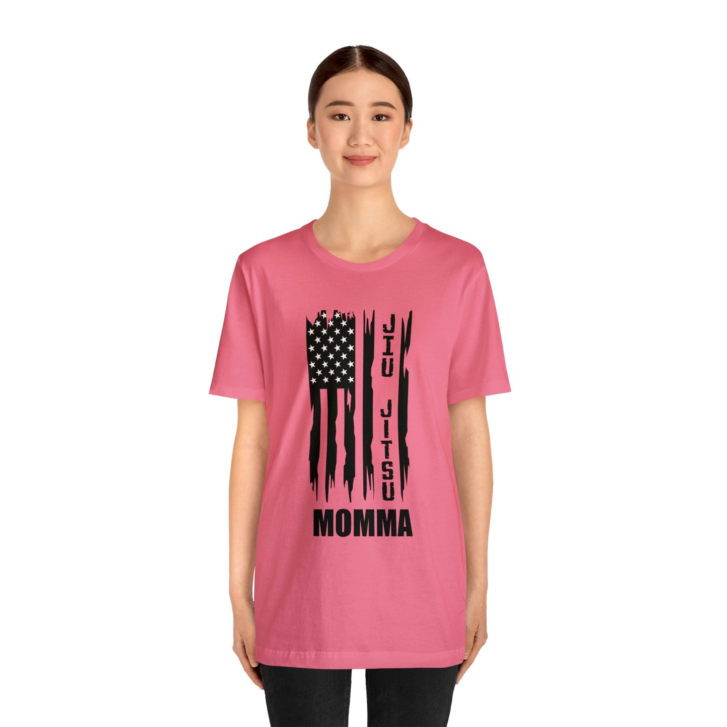 "JJ Momma Flag" Unisex Jersey Short Sleeve Tee