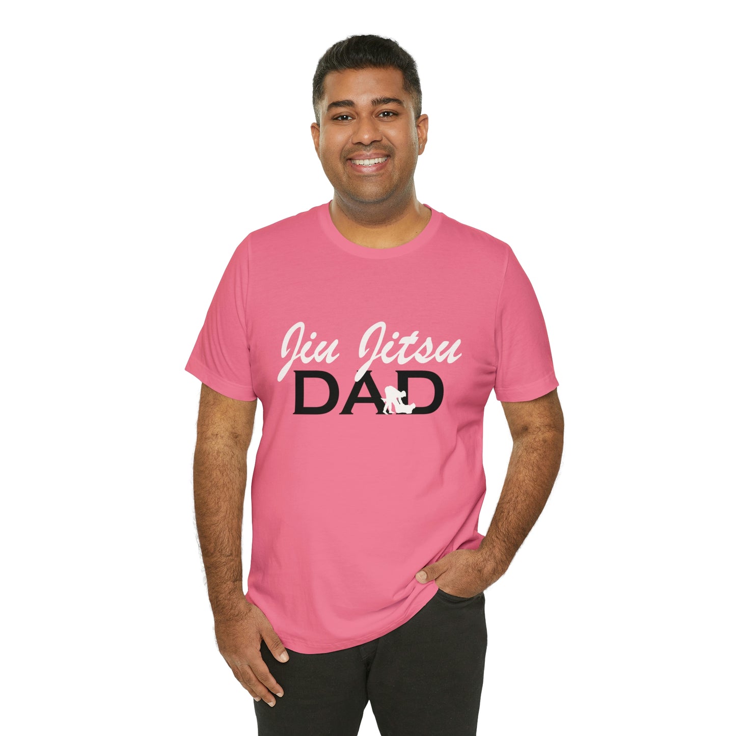 "JJ Dad Mixed Font" Unisex Jersey Short Sleeve Tee