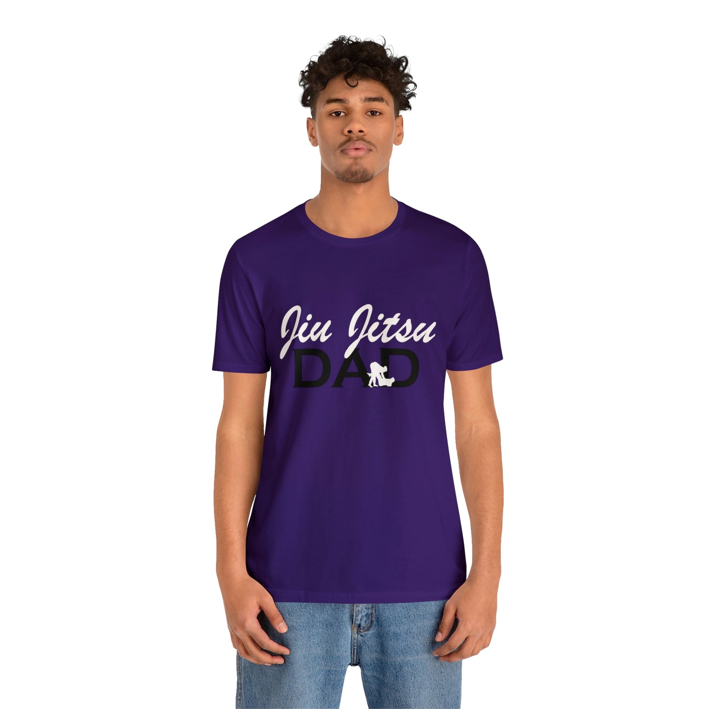 "JJ Dad Mixed Font" Unisex Jersey Short Sleeve Tee