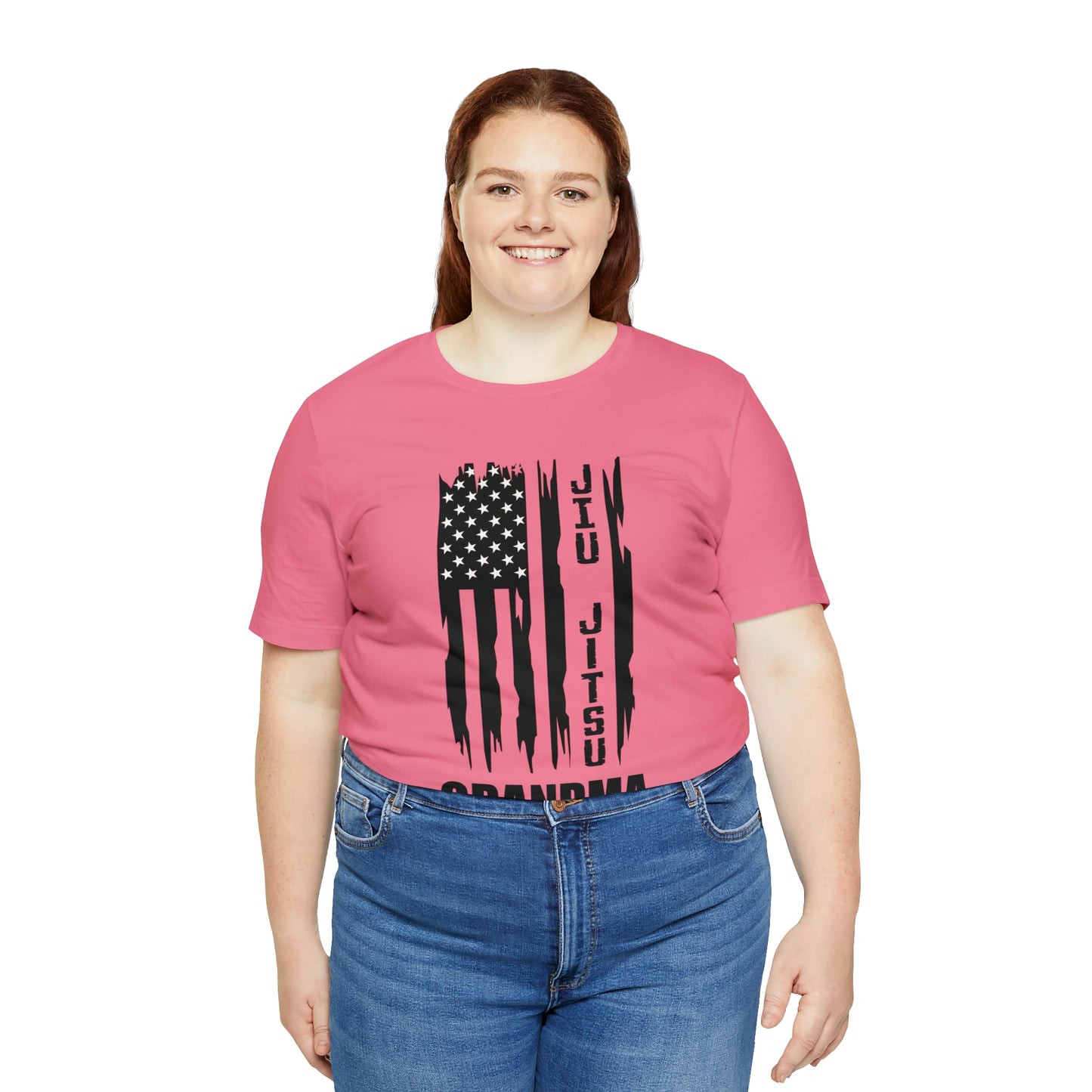 "JJ Grandma Flag" Unisex Jersey Short Sleeve Tee