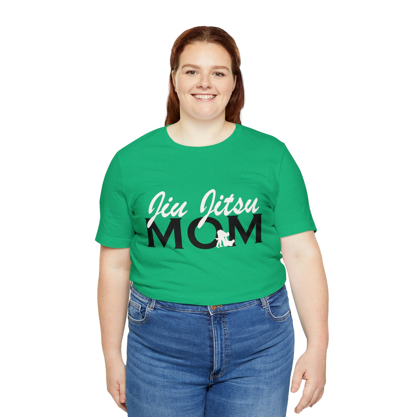 "JJ Mom Mixed Font" Unisex Jersey Short Sleeve Tee