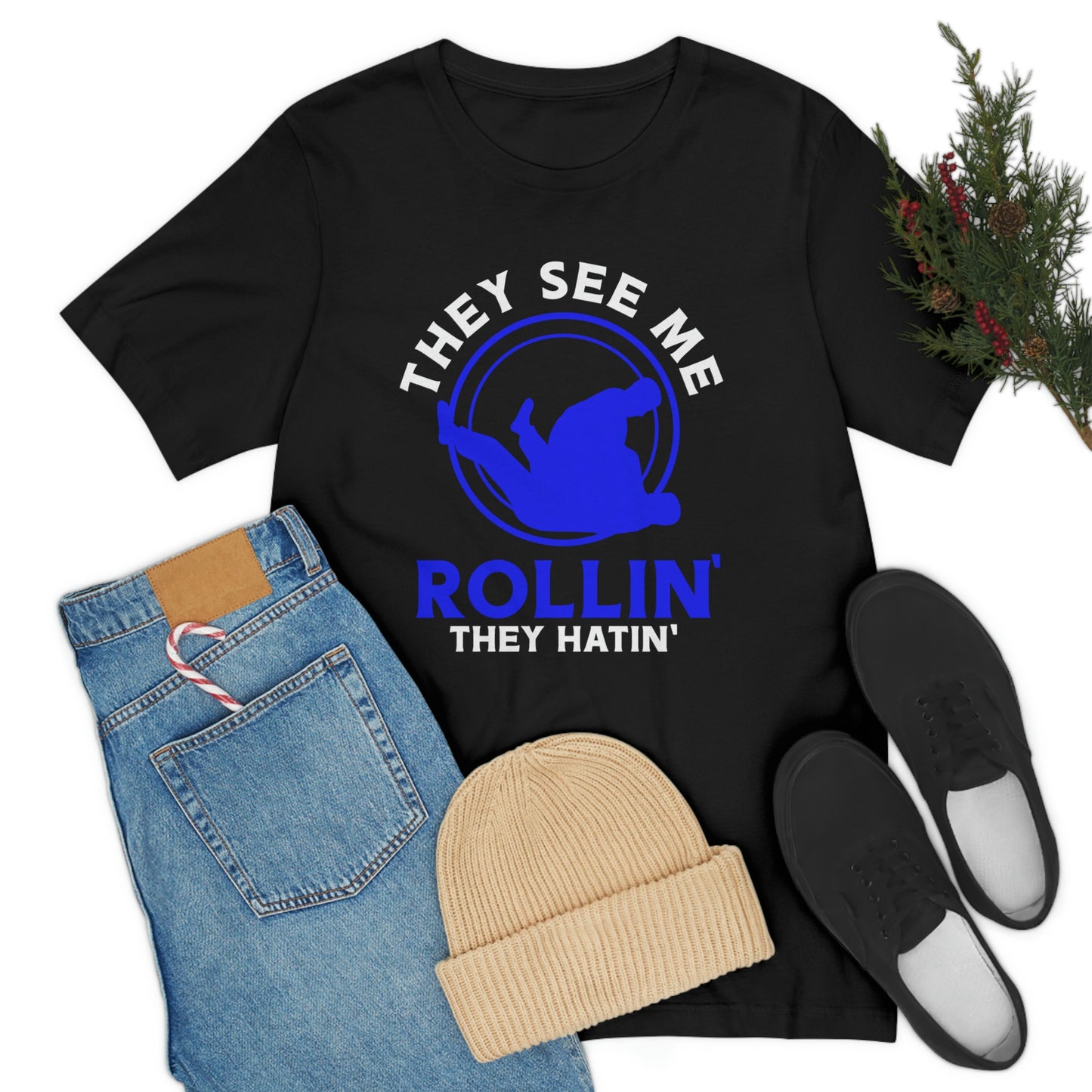 "Rollin'" Unisex Jersey Short Sleeve Tee