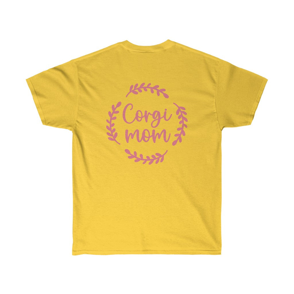 "FLF Corgi Mom" Unisex Ultra Cotton Tee