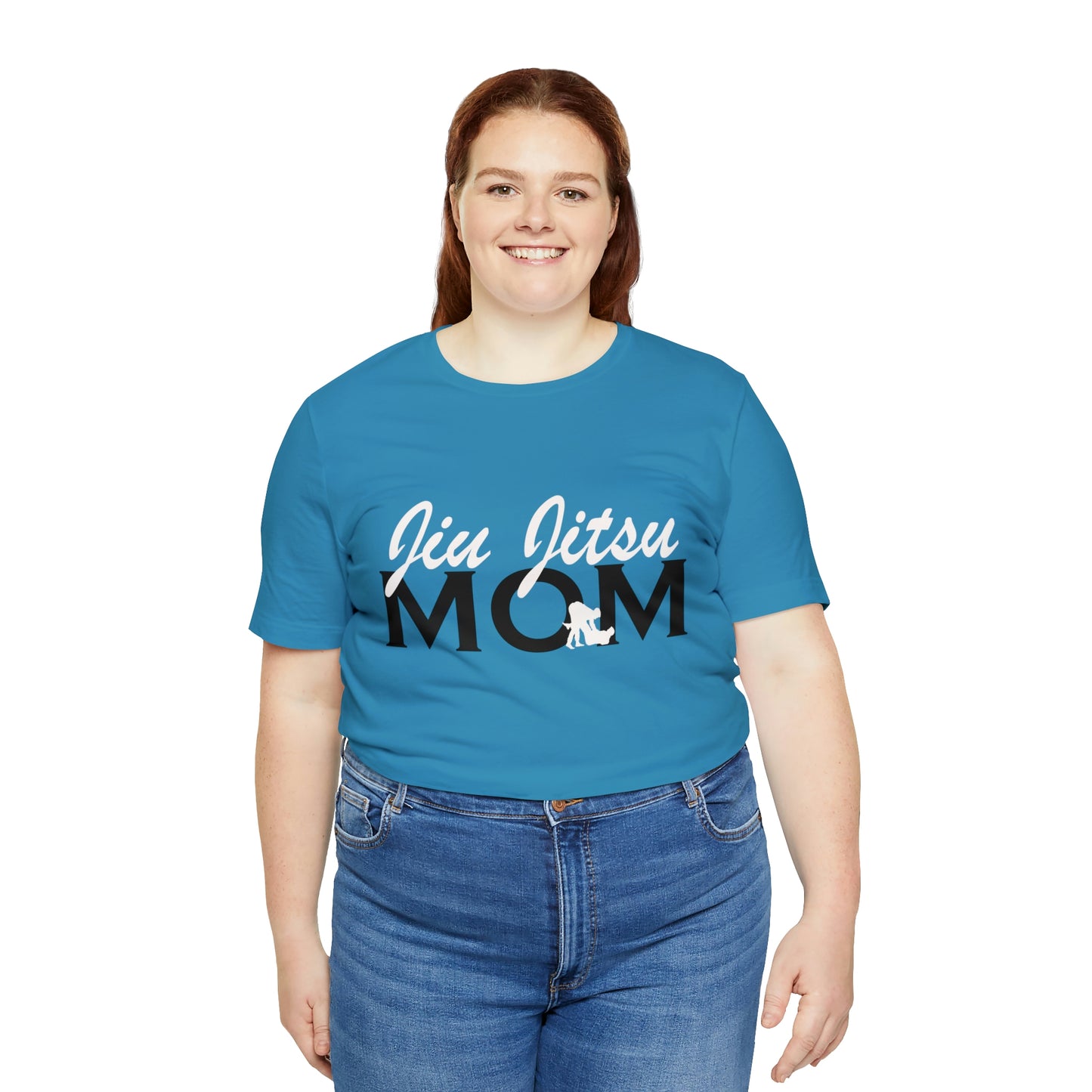 "JJ Mom Mixed Font" Unisex Jersey Short Sleeve Tee