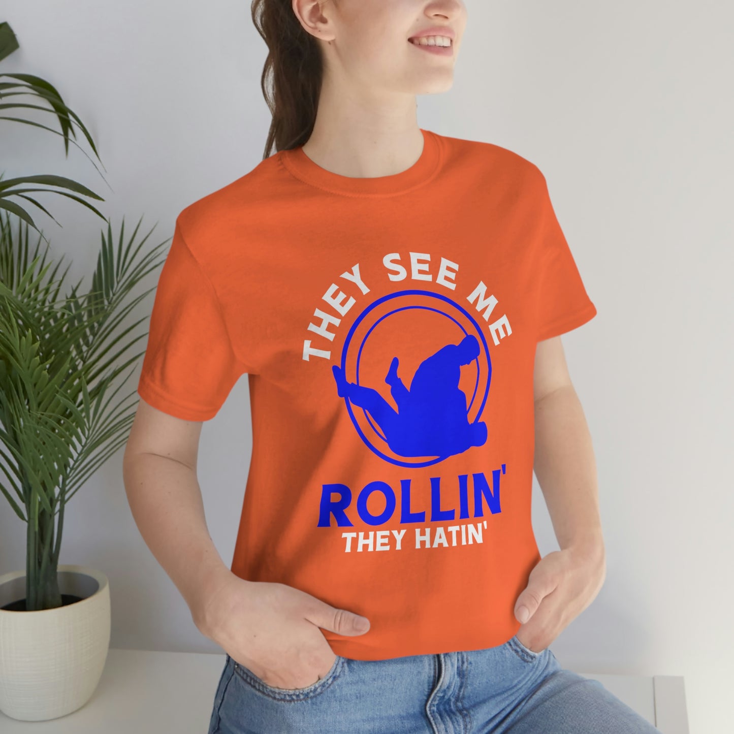 "Rollin'" Unisex Jersey Short Sleeve Tee