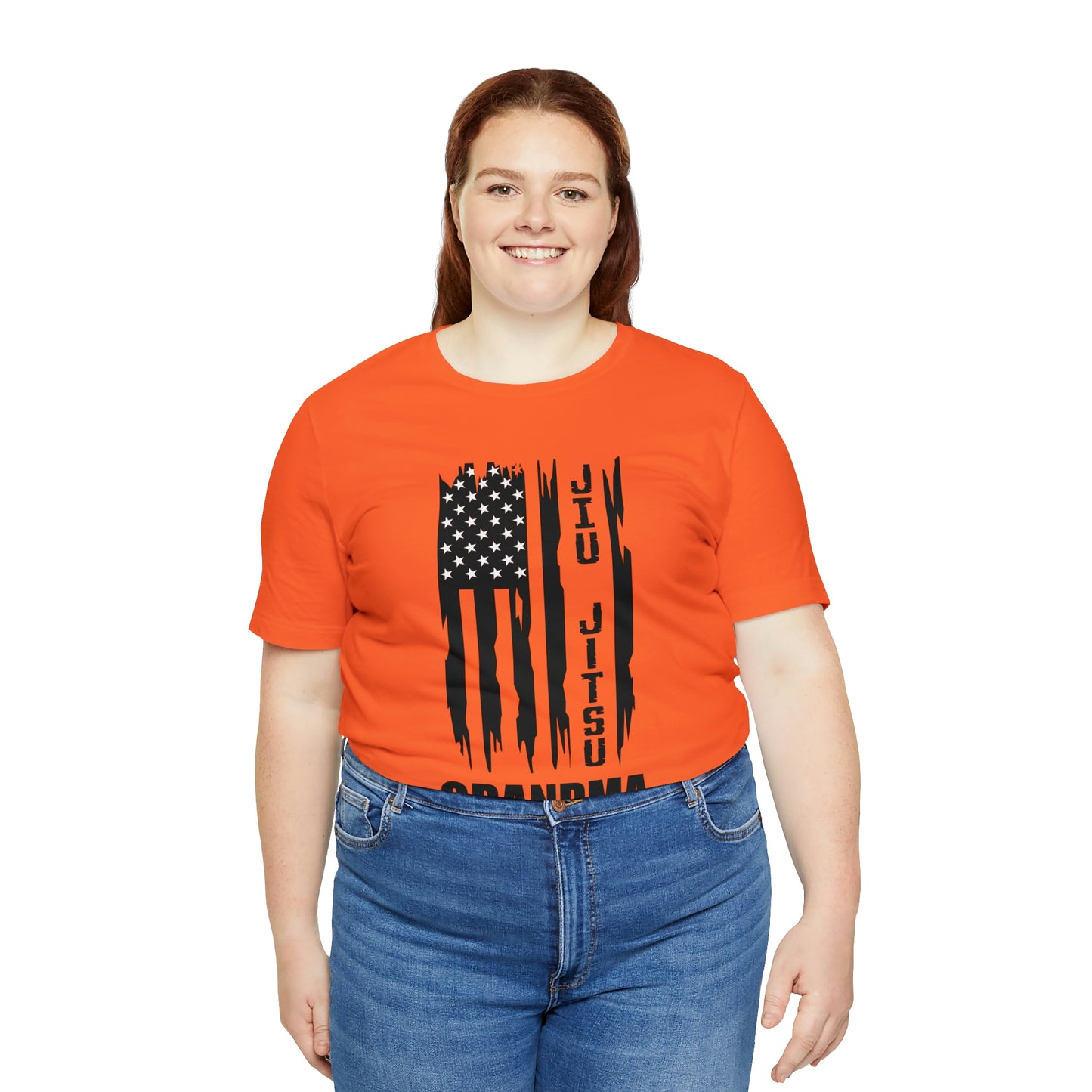 "JJ Grandma Flag" Unisex Jersey Short Sleeve Tee