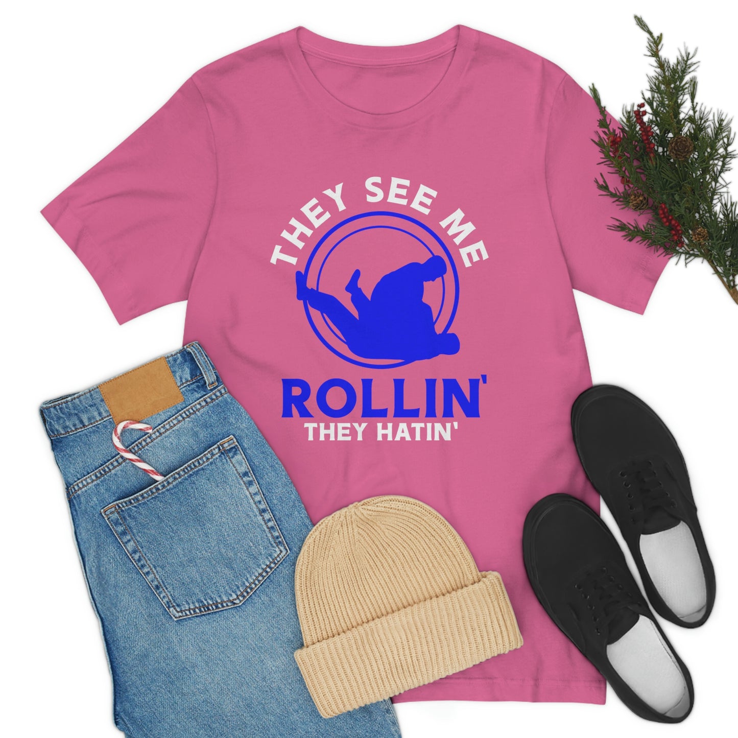 "Rollin'" Unisex Jersey Short Sleeve Tee