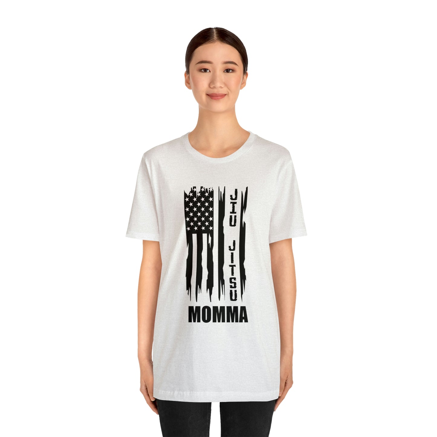 "JJ Momma Flag" Unisex Jersey Short Sleeve Tee