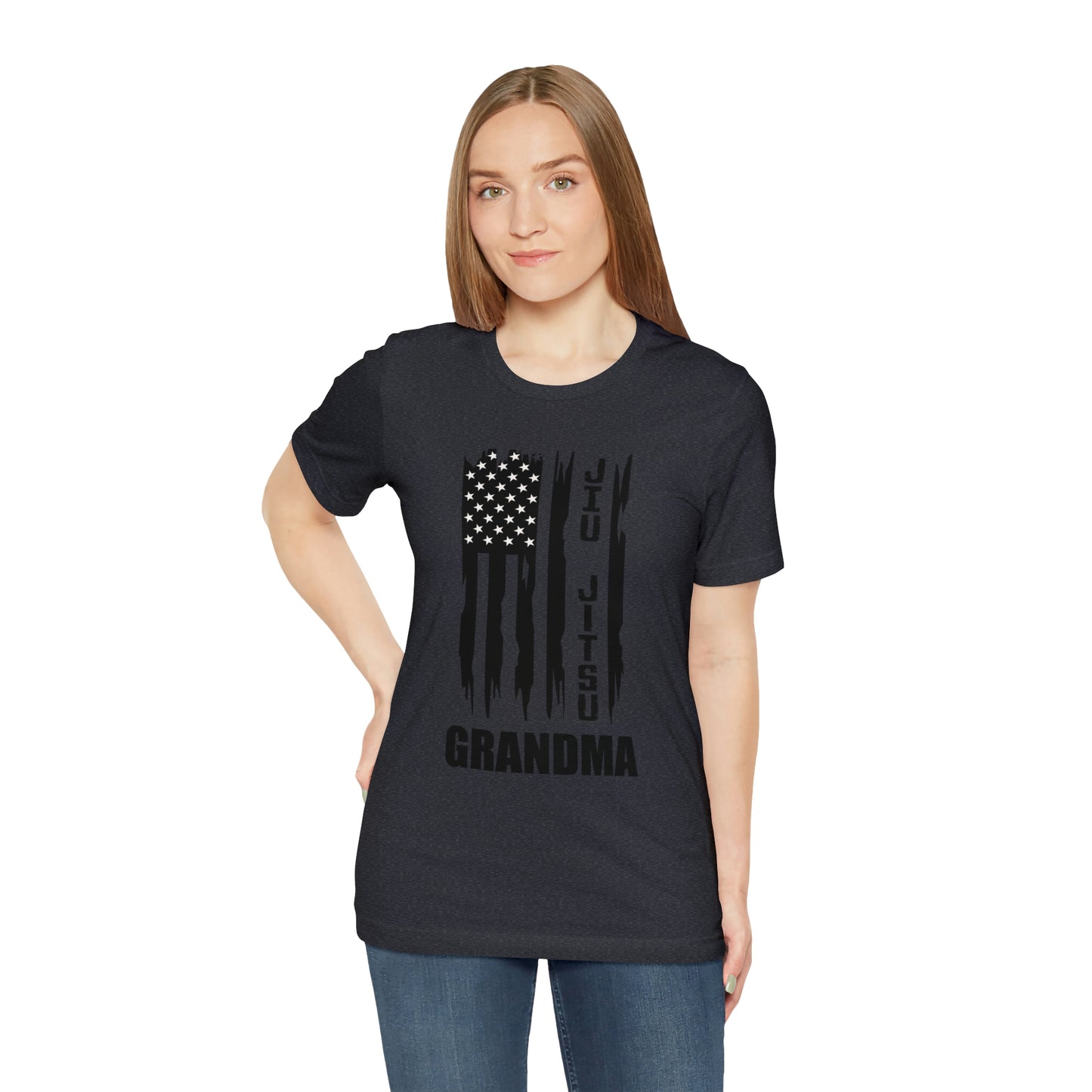 "JJ Grandma Flag" Unisex Jersey Short Sleeve Tee