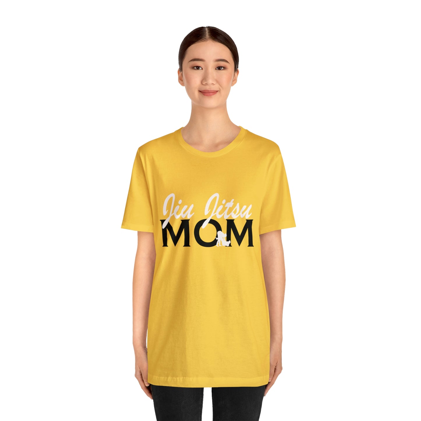 "JJ Mom Mixed Font" Unisex Jersey Short Sleeve Tee