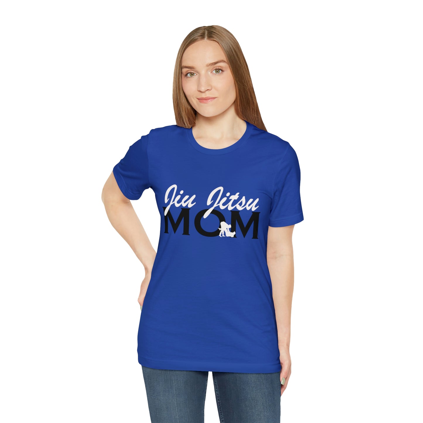 "JJ Mom Mixed Font" Unisex Jersey Short Sleeve Tee