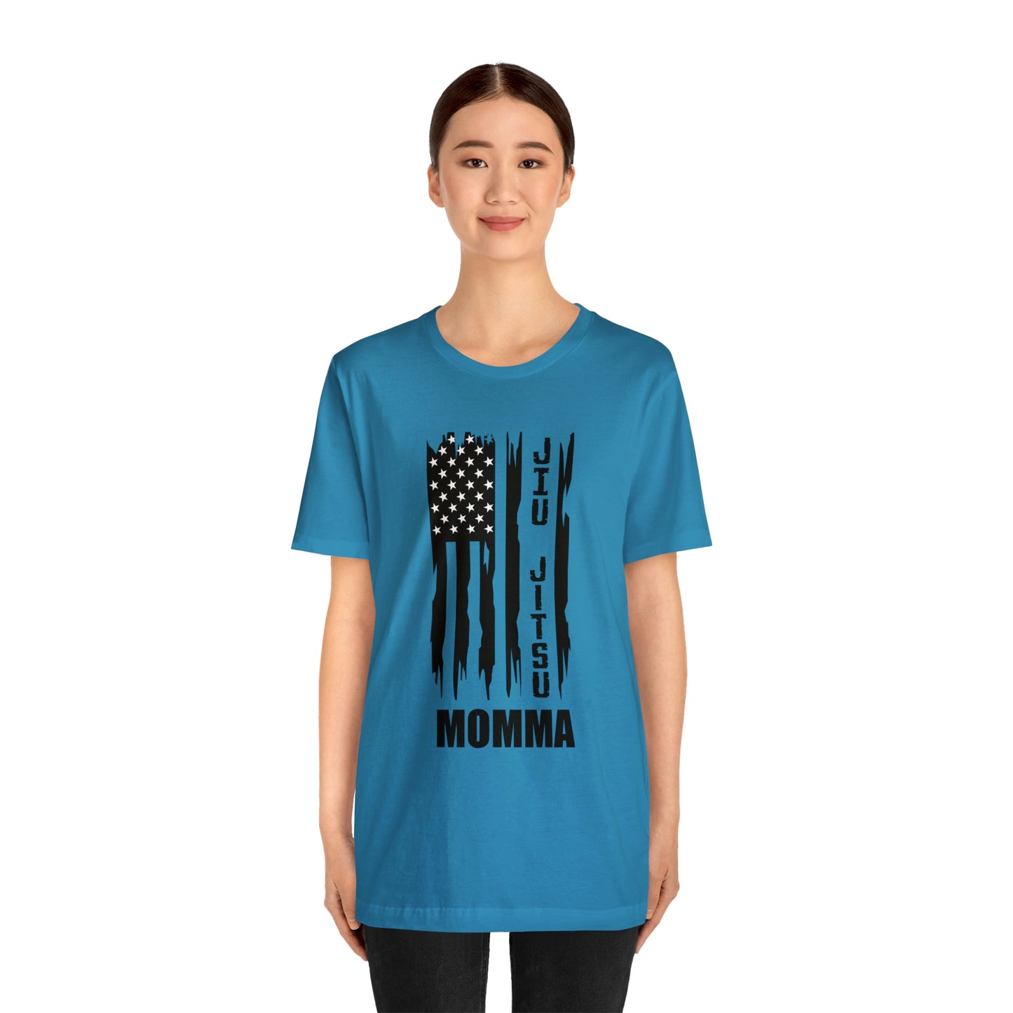 "JJ Momma Flag" Unisex Jersey Short Sleeve Tee