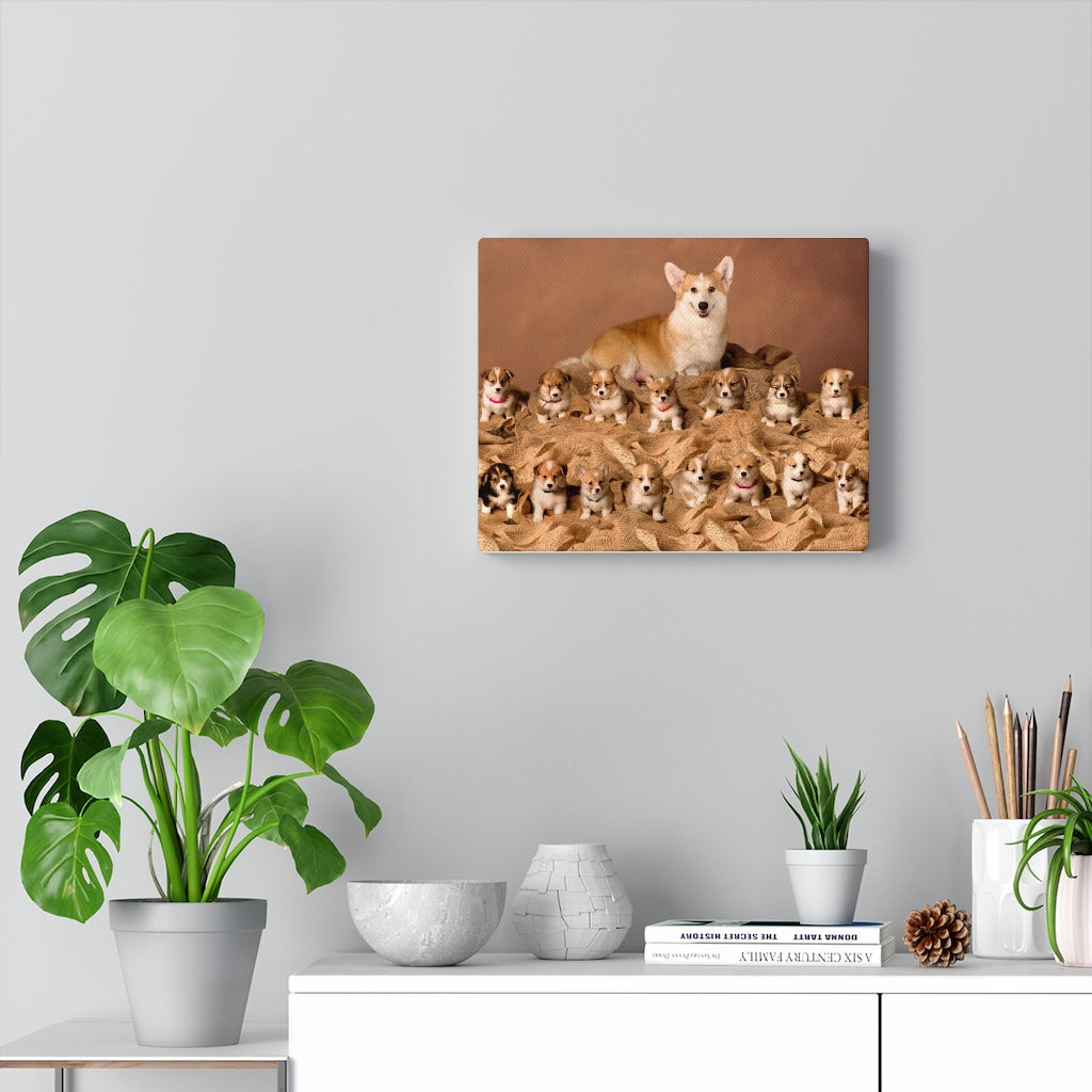 "Elsa & Her Fab 15 Litter" Canvas Gallery Wraps