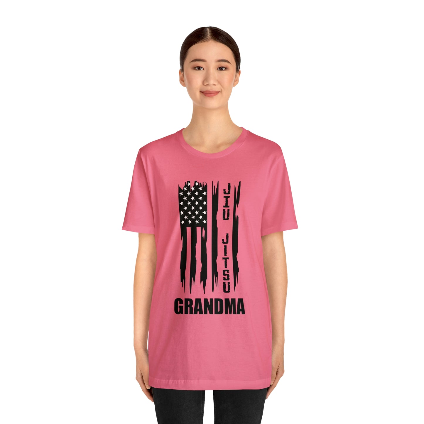 "JJ Grandma Flag" Unisex Jersey Short Sleeve Tee