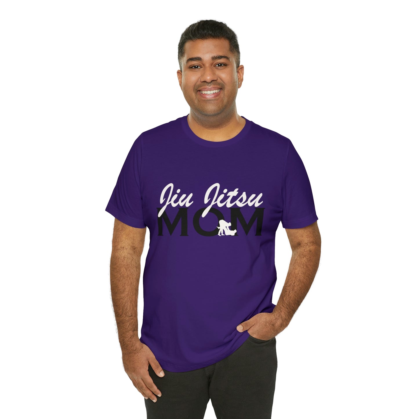 "JJ Mom Mixed Font" Unisex Jersey Short Sleeve Tee