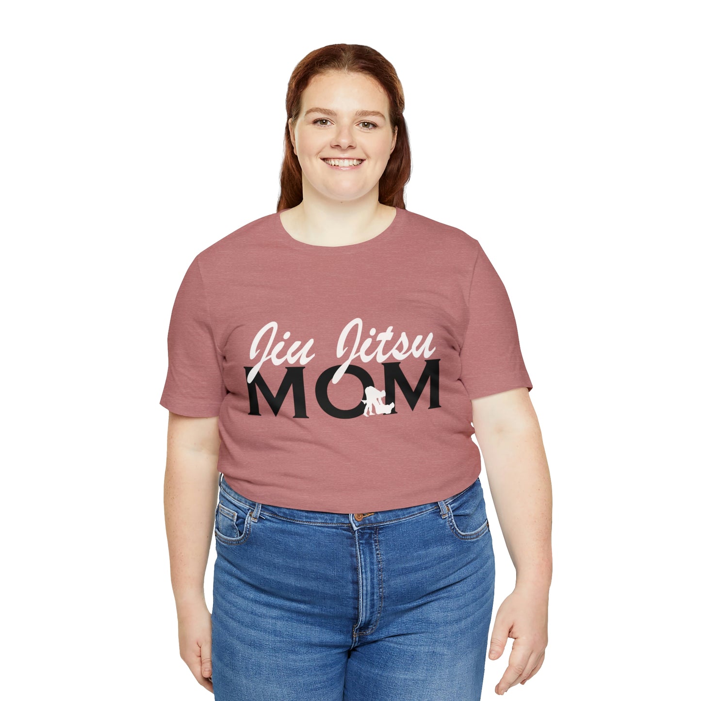 "JJ Mom Mixed Font" Unisex Jersey Short Sleeve Tee