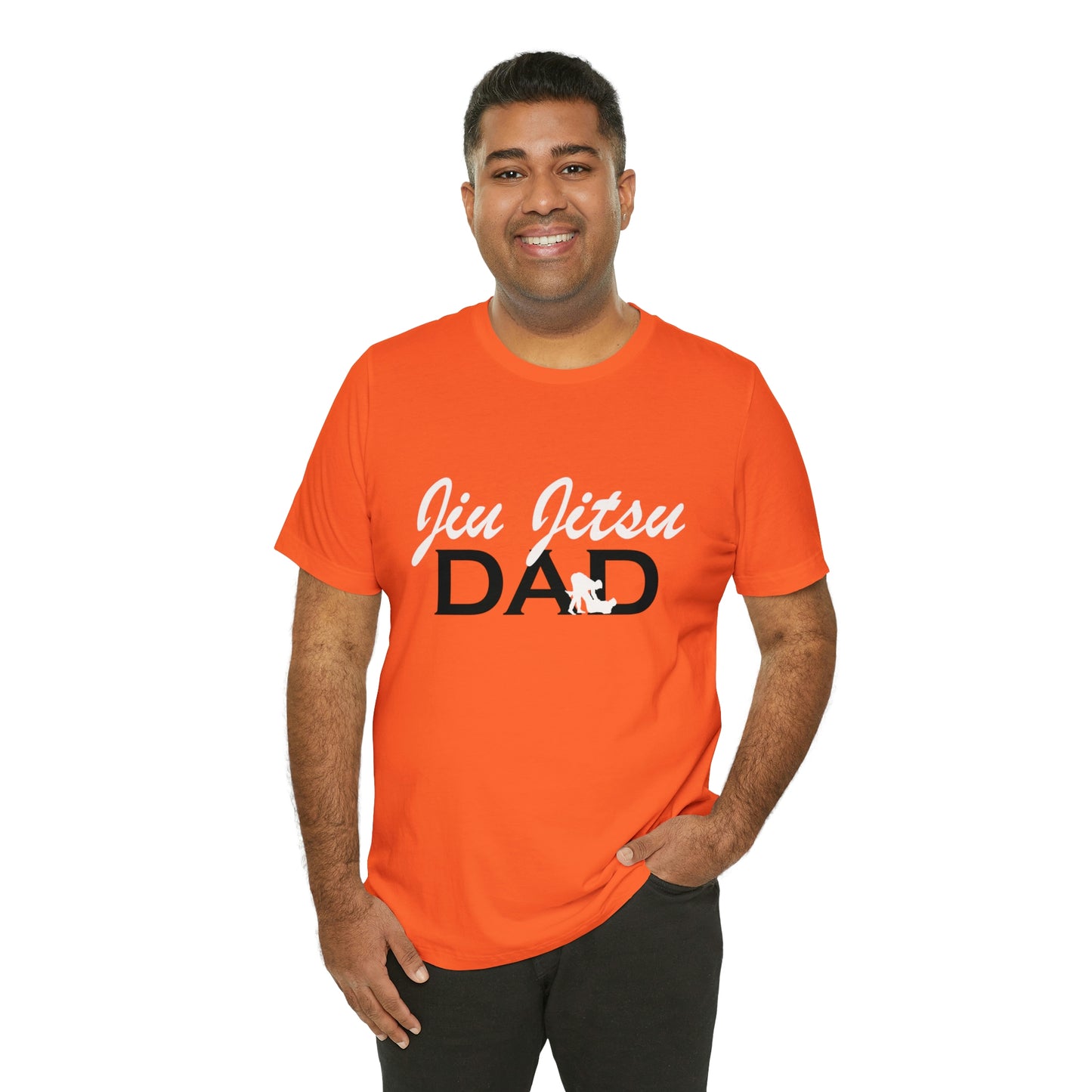 "JJ Dad Mixed Font" Unisex Jersey Short Sleeve Tee