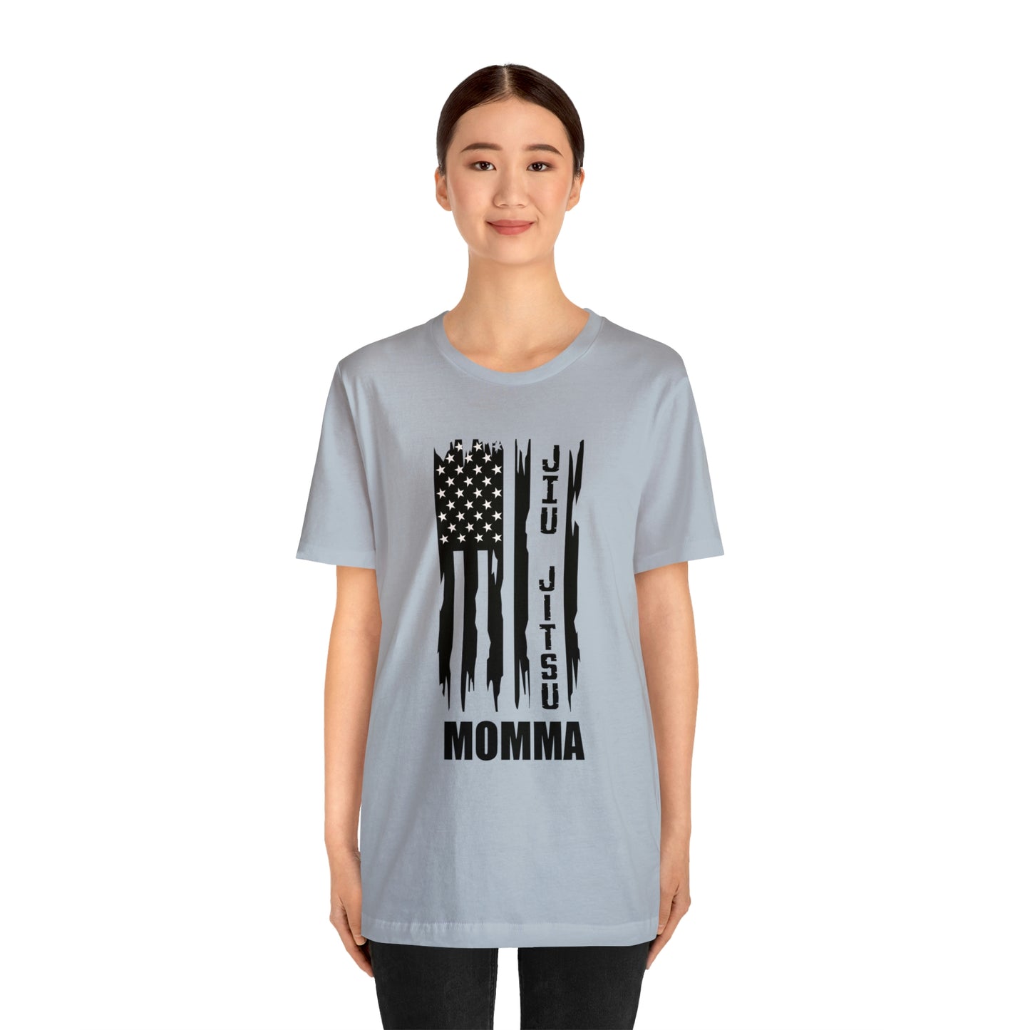 "JJ Momma Flag" Unisex Jersey Short Sleeve Tee