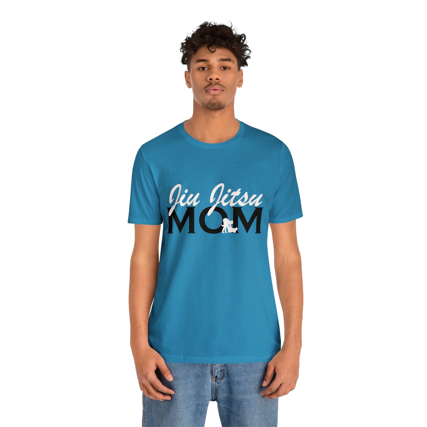 "JJ Mom Mixed Font" Unisex Jersey Short Sleeve Tee