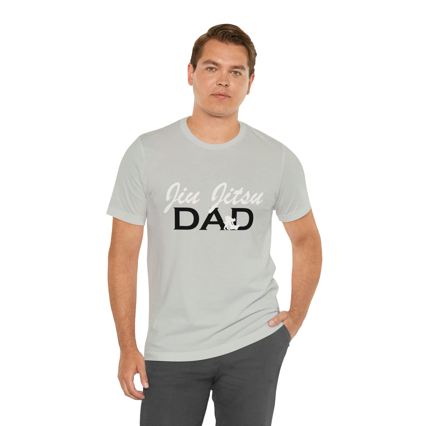 "JJ Dad Mixed Font" Unisex Jersey Short Sleeve Tee