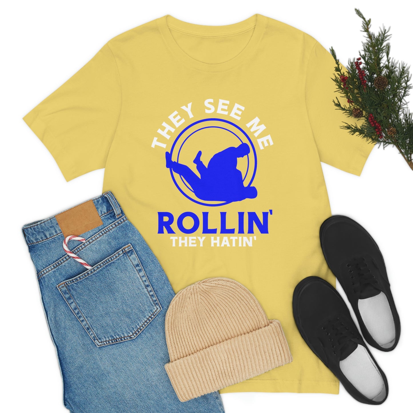 "Rollin'" Unisex Jersey Short Sleeve Tee