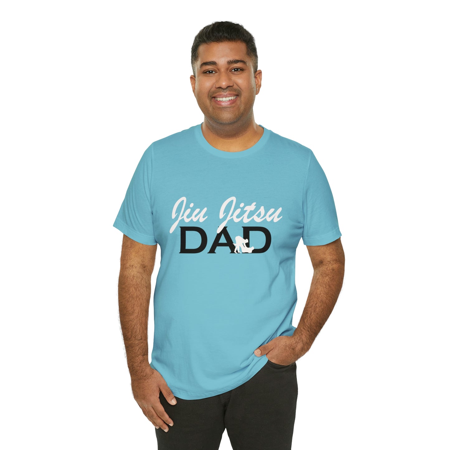 "JJ Dad Mixed Font" Unisex Jersey Short Sleeve Tee