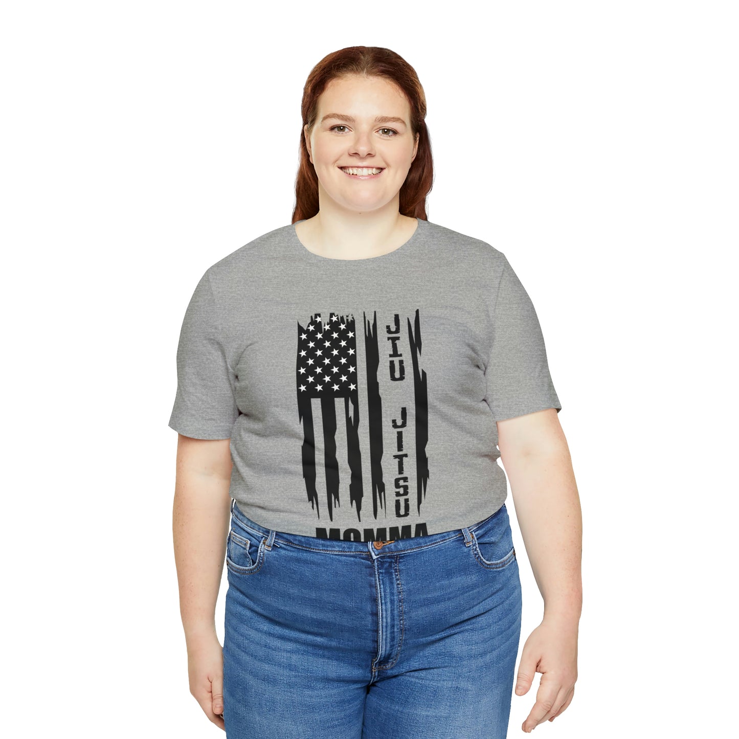 "JJ Momma Flag" Unisex Jersey Short Sleeve Tee