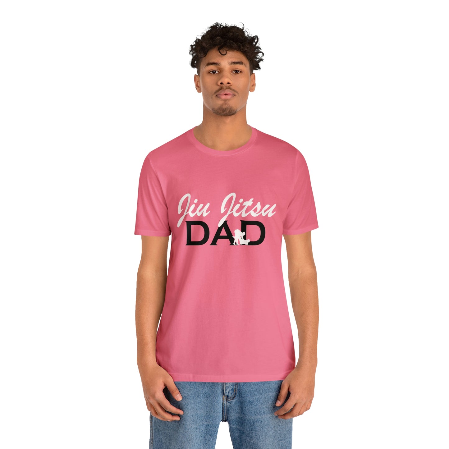 "JJ Dad Mixed Font" Unisex Jersey Short Sleeve Tee